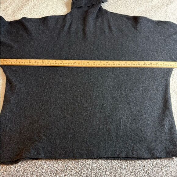 joe Sweaters Womens Size small Wool cashmere Tunic Turtleneck Charcoal Gray - Picture 6 of 13